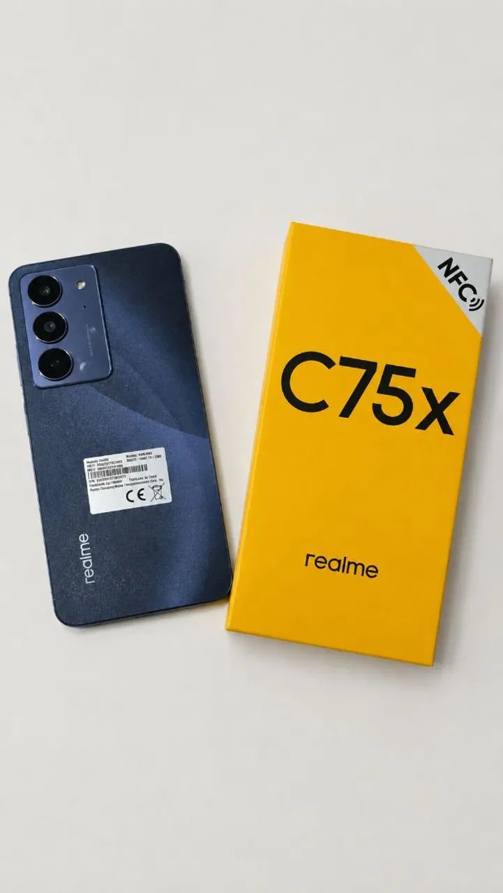 Realme C75x tela 120HZ - 2 mes de usor - Celulares e Smartphones