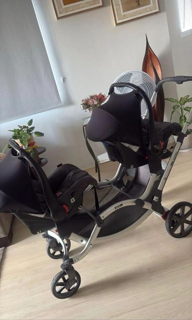 Carrinho abc design gêmeos zoom com isofix  - Foto 2