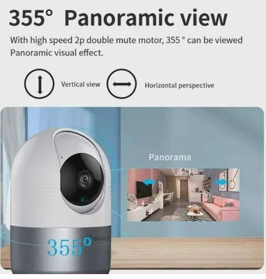 CÂMERA DE SEGURANÇA WI-FI HD - BLULORY - Foto 2