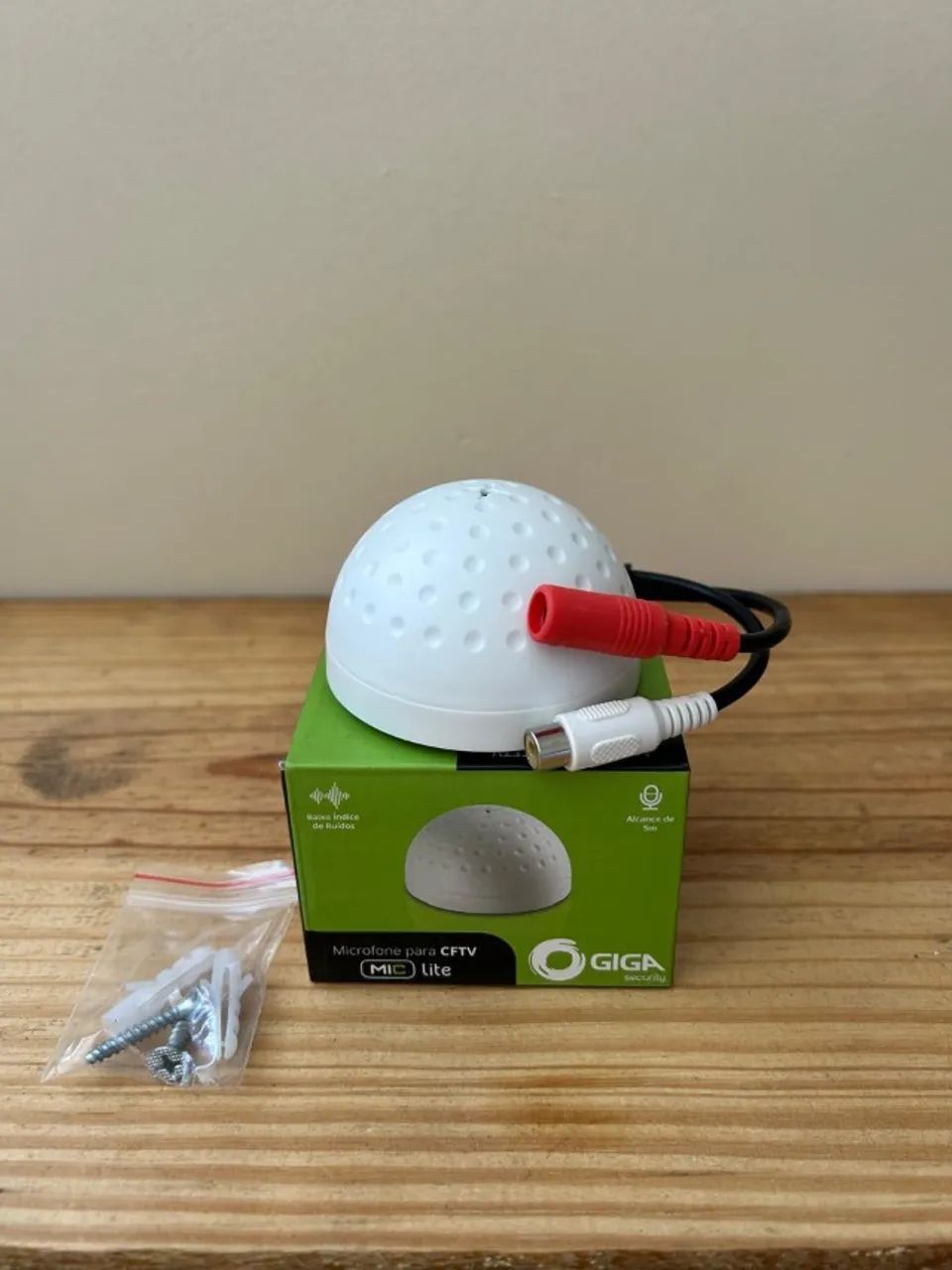 Microfone para Câmera de Segurança CFTV Giga GS0073