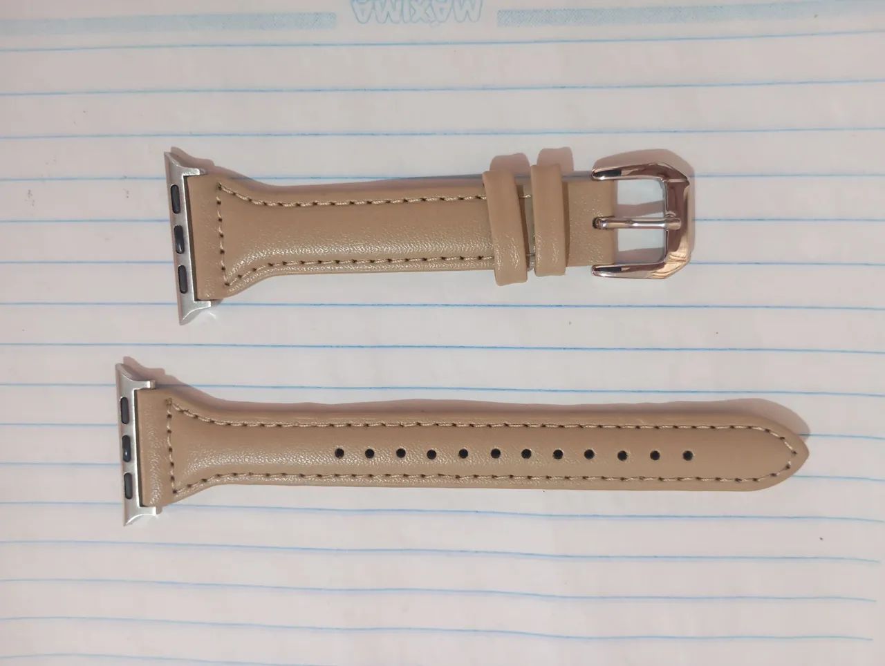 Kit 2 pulseiras de couro para Smartwatch 38/40 e 41mm. - Foto 5