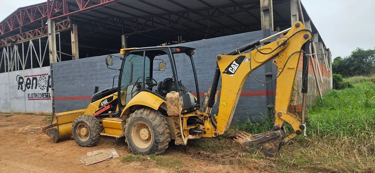 Retro Escavadeira CATERPILLAR 416E - Foto 4