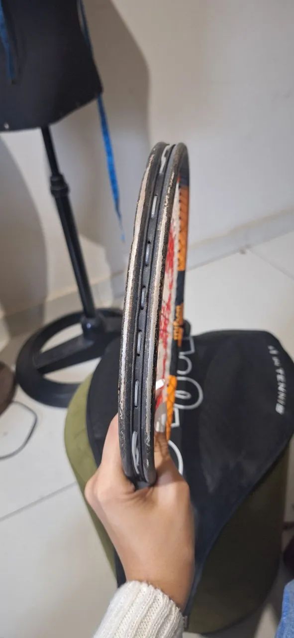 raquete de tênis wilson titanium soft shock 3 - Foto 3
