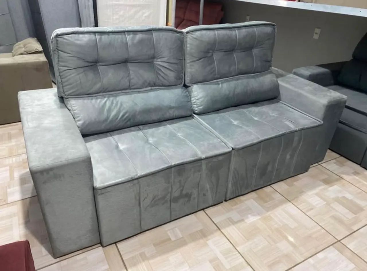 Sofá Retrátil e Reclinável 2.20m NOVO ( Direto da Fábrica ) 