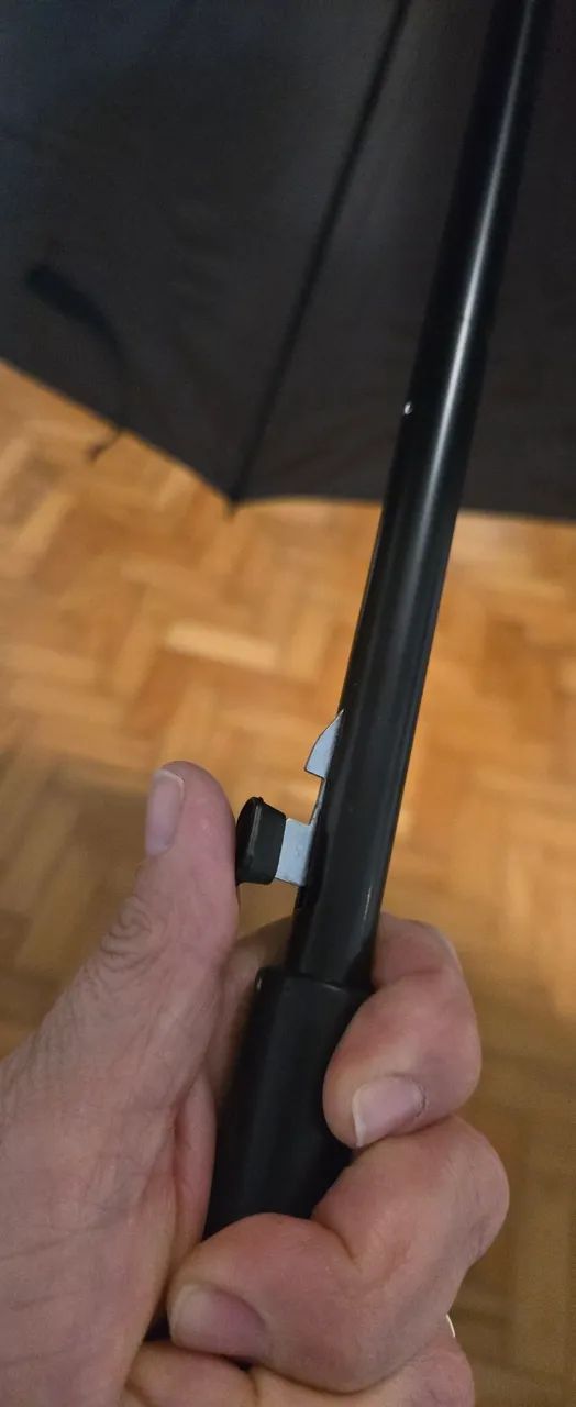 9 Guarda chuvas preto automático - Foto 2