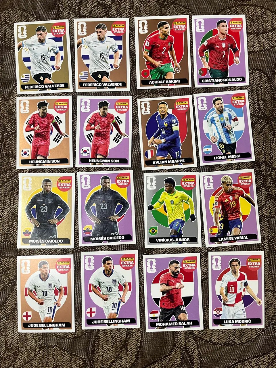 Figurinhas lendárias Copa do Mundo 2026