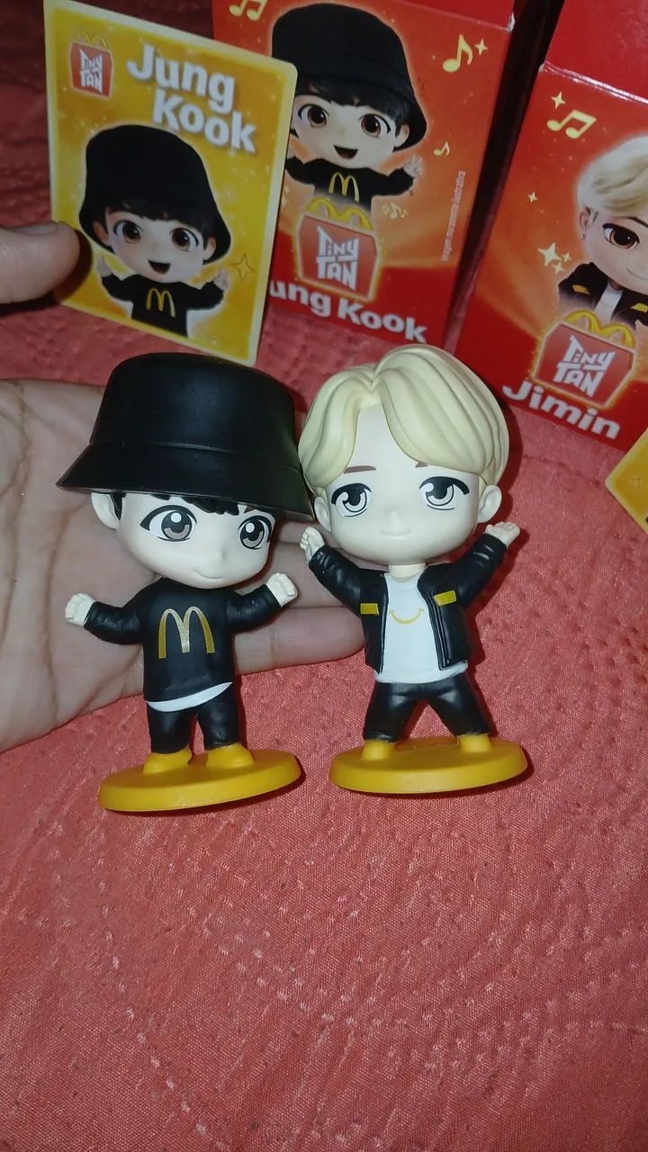 Bonecos TinyTAN Jimin e Jungkook - BTS - Foto 3