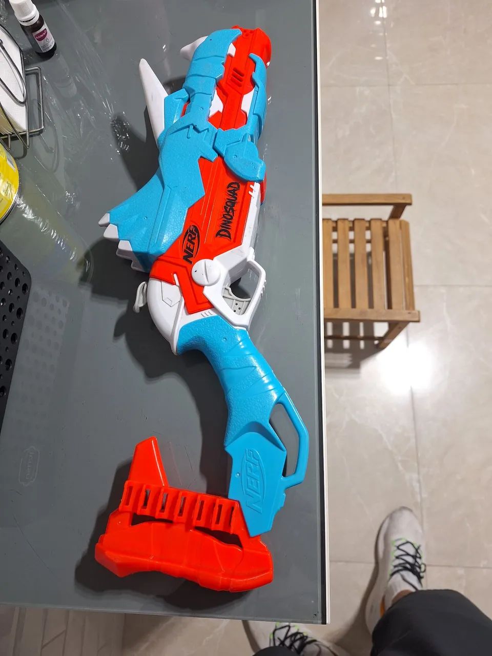 Quute de arma nerf 5 arma e uma máscara  - Foto 2