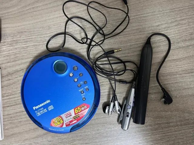 Discman Cd Player Panasonic Sl-sx430lb-s Portátil Stereo Mp3
