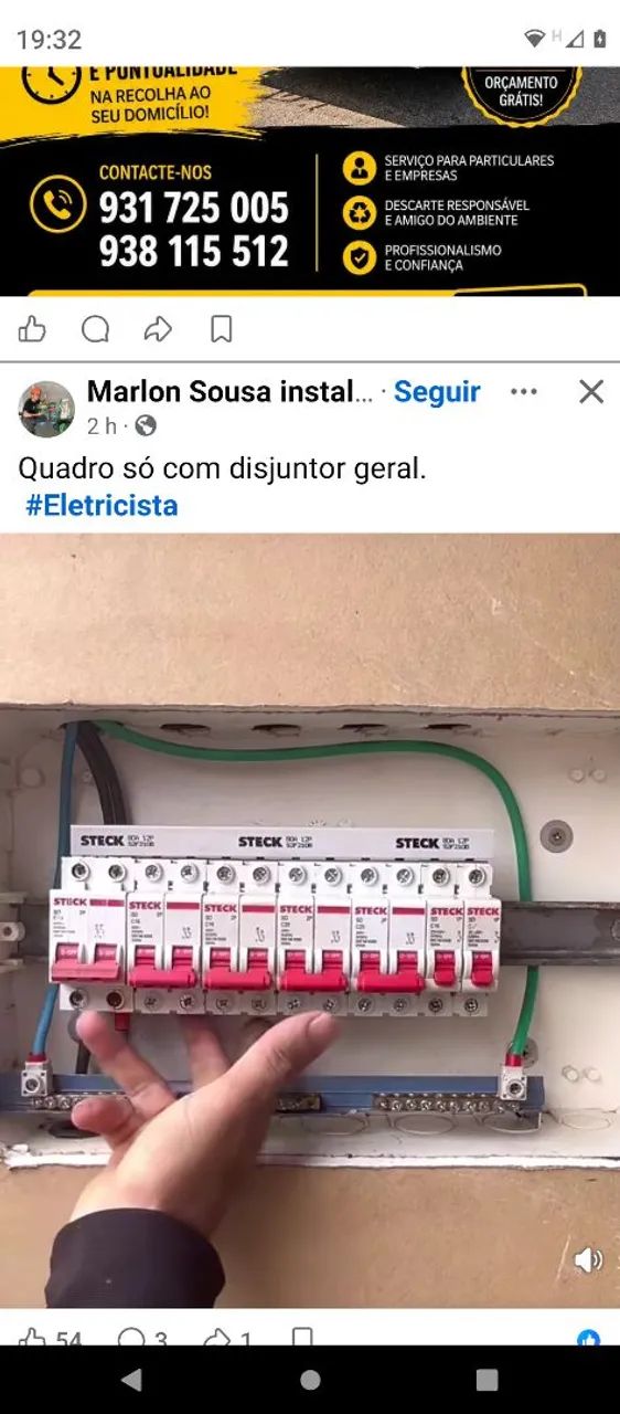 Eletricista, wtz  *