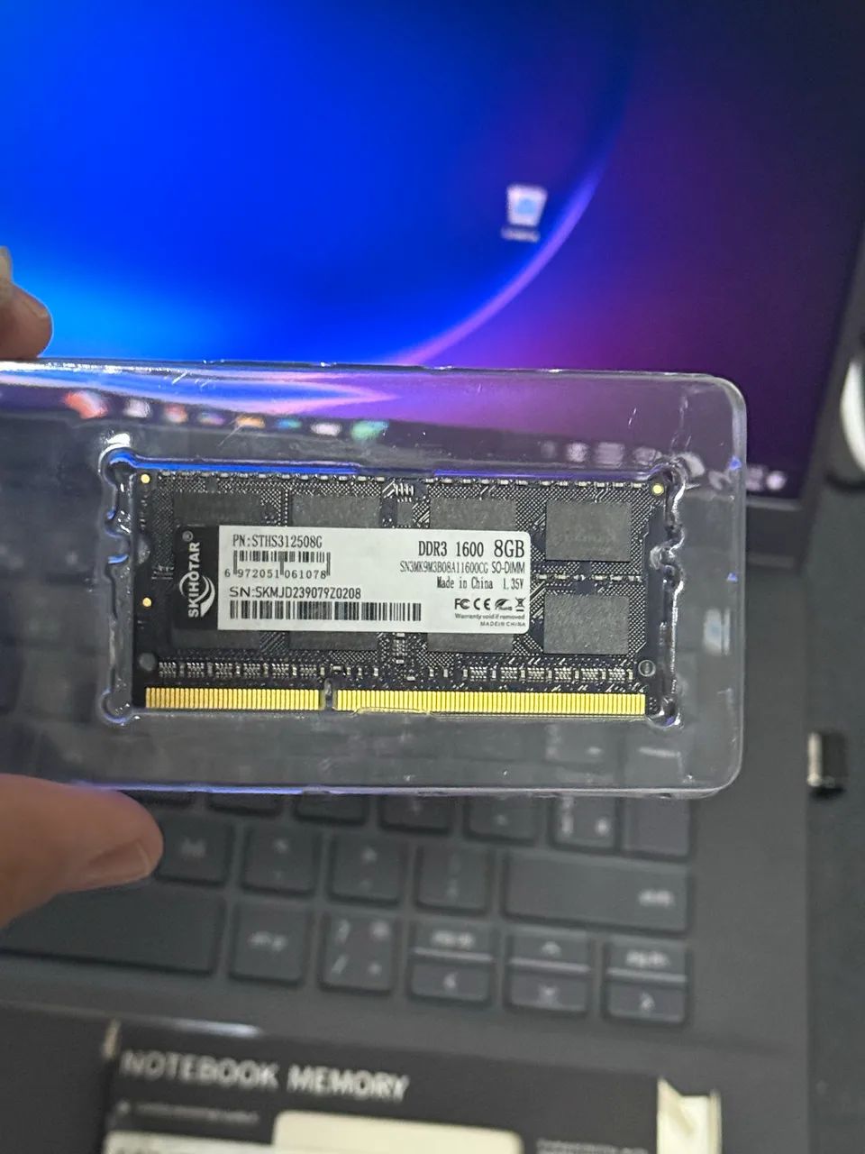 Memoria notebook ddr3 8Gb 1600mhz  - Foto 3