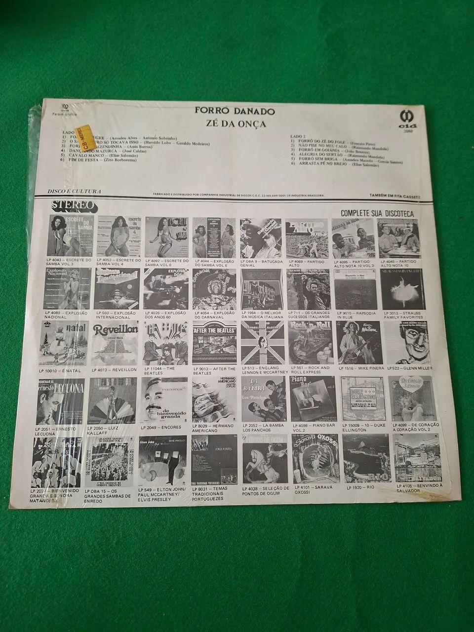 Vinil Forró Danado Zé da Onça lp - Foto 2