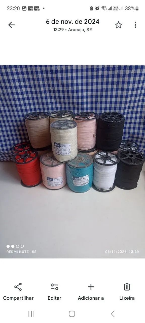 Vendo 17 Rolos de Elásticos Viés Mexicano  - Foto 5