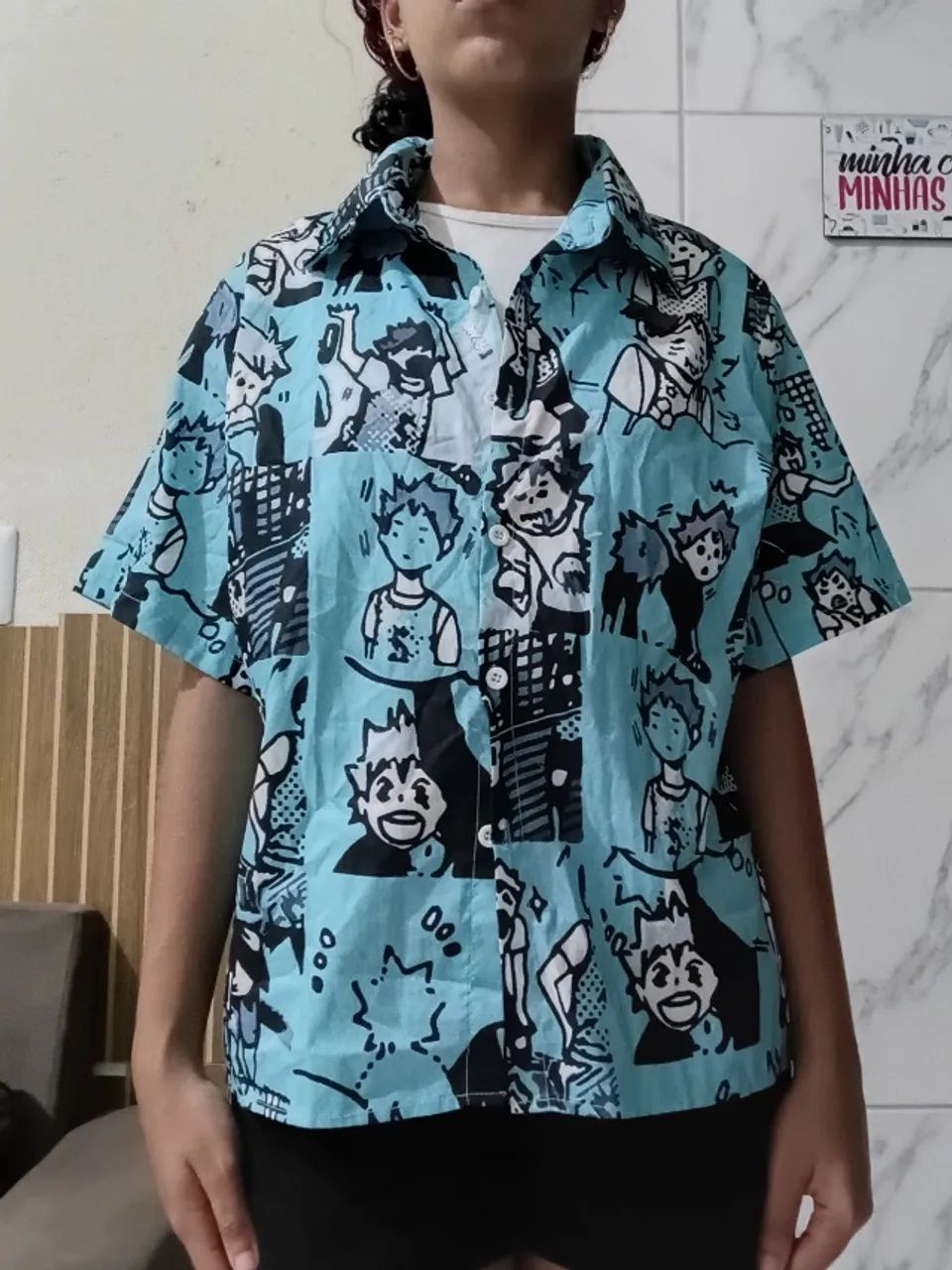 Blusa anime - Foto 3