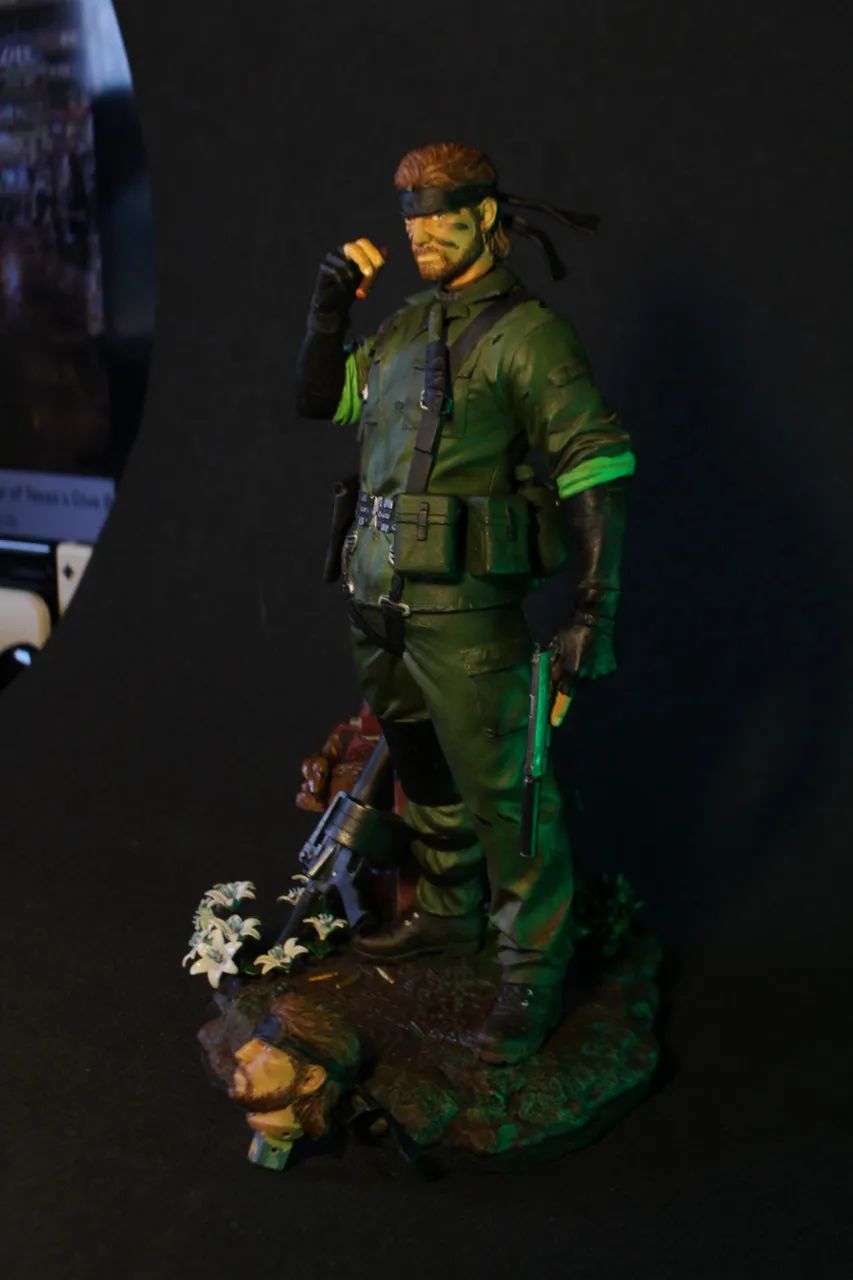 Boneco de Metal Gear Solid, Big Boss, action figure colecionável  - Foto 4