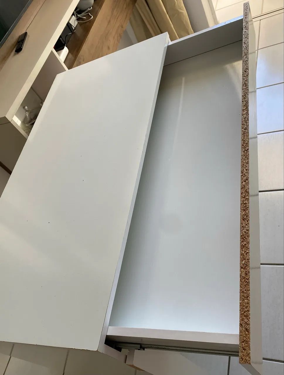 Escrivaninha Branca com Gaveta - Foto 4
