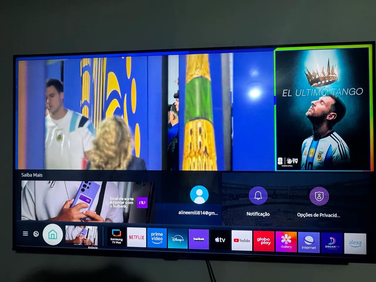 Tv smart sansung 50