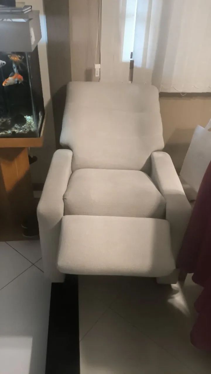Poltrona do papai ou amamentação reclinável  - Foto 2