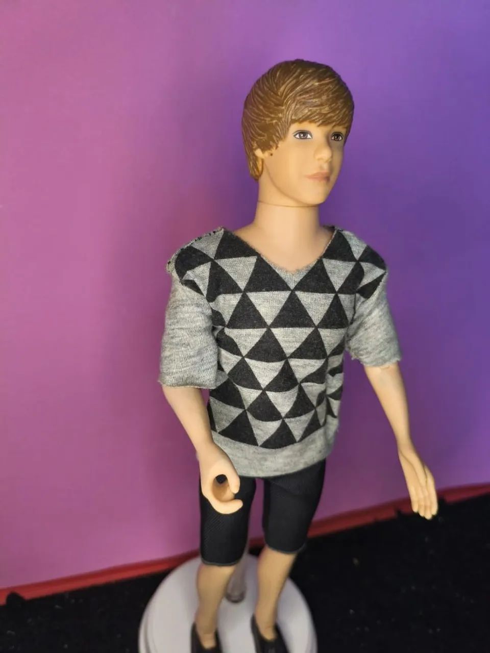 Boneco Justin Bieber usado mas cantando 