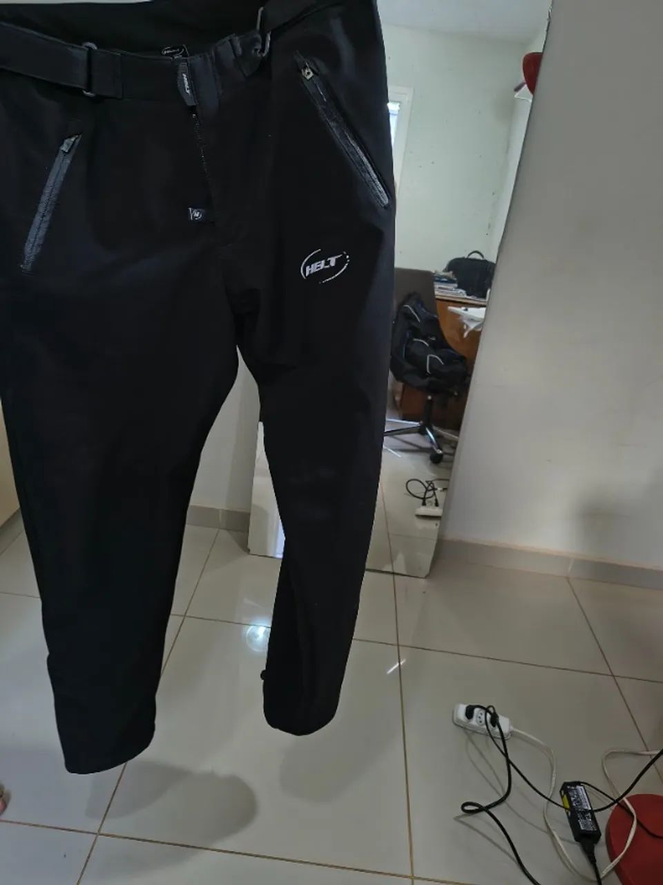 Conjunto Jaqueta e calça de proteção moto, impermeavel, original helmet - Foto 2