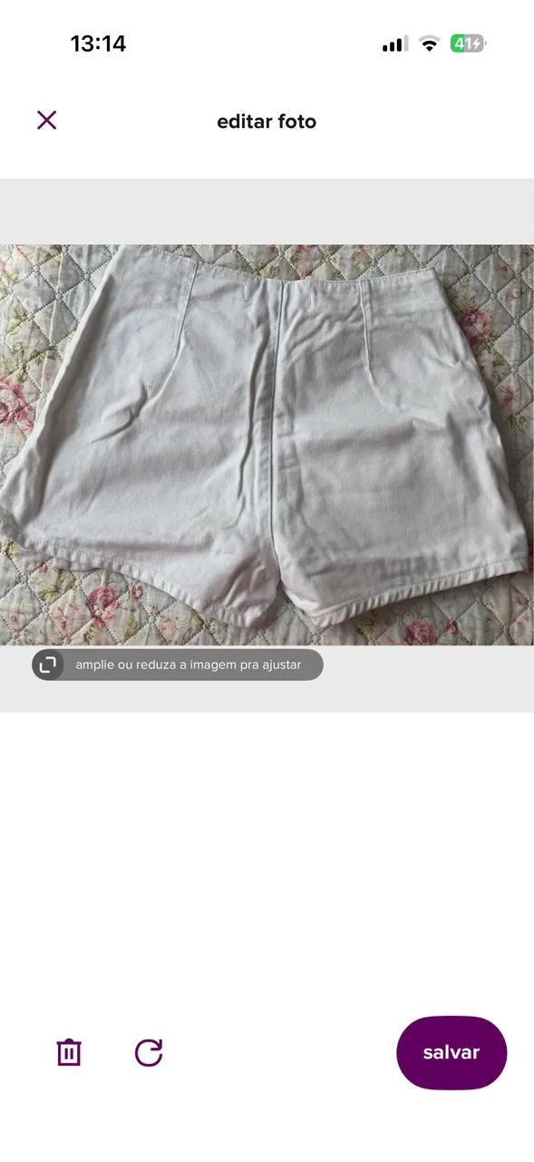 Short saia branco C&A - Foto 2