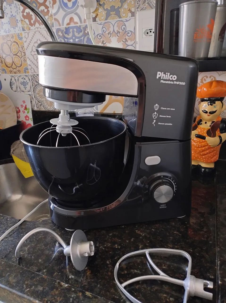 Batedeira Planetária Philco PHP500 Turbo 500W - Foto 2