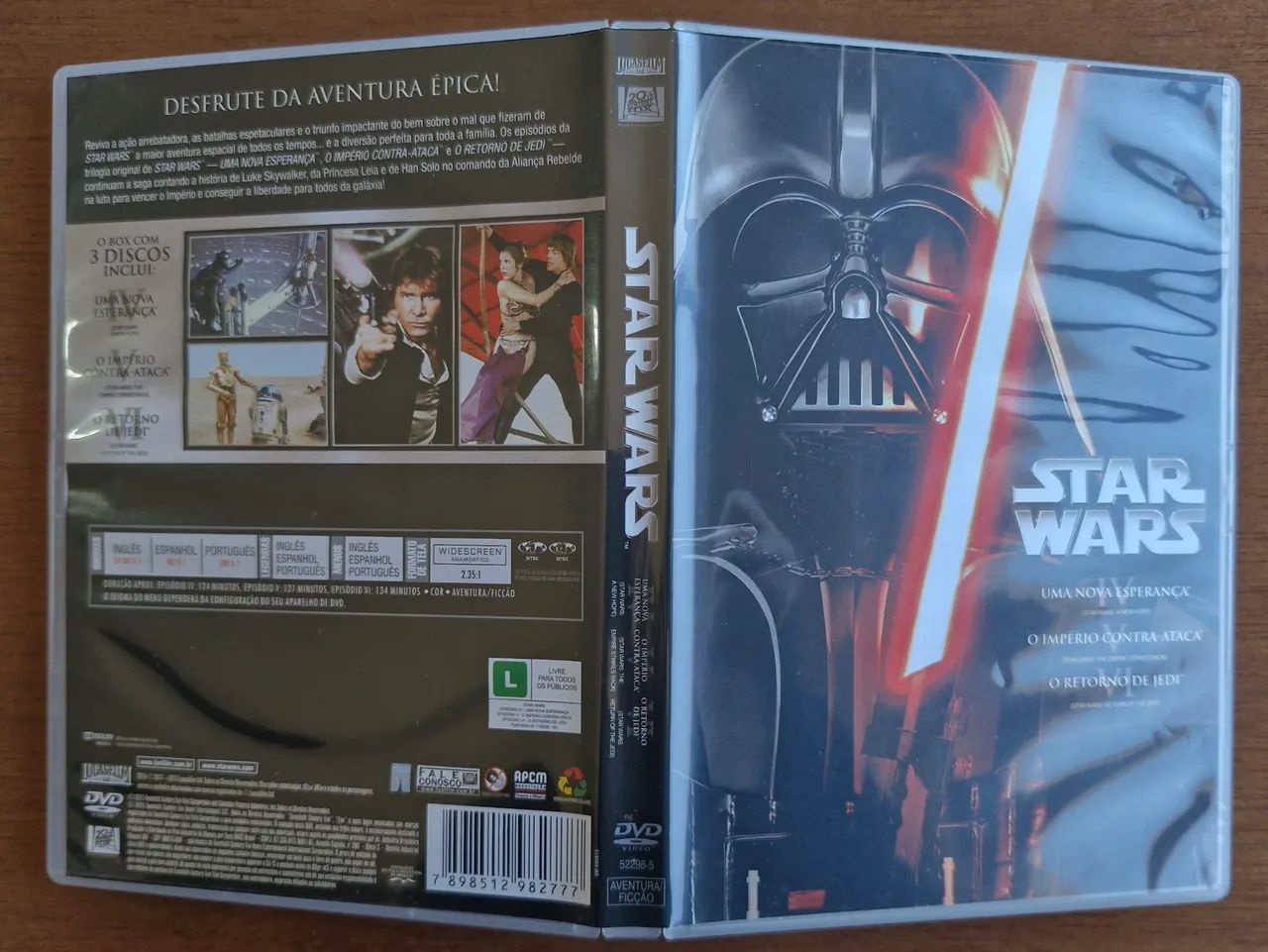 DVD Box Star Wars - Episódios IV, V e VI - CDs, DVDs etc - Chácara