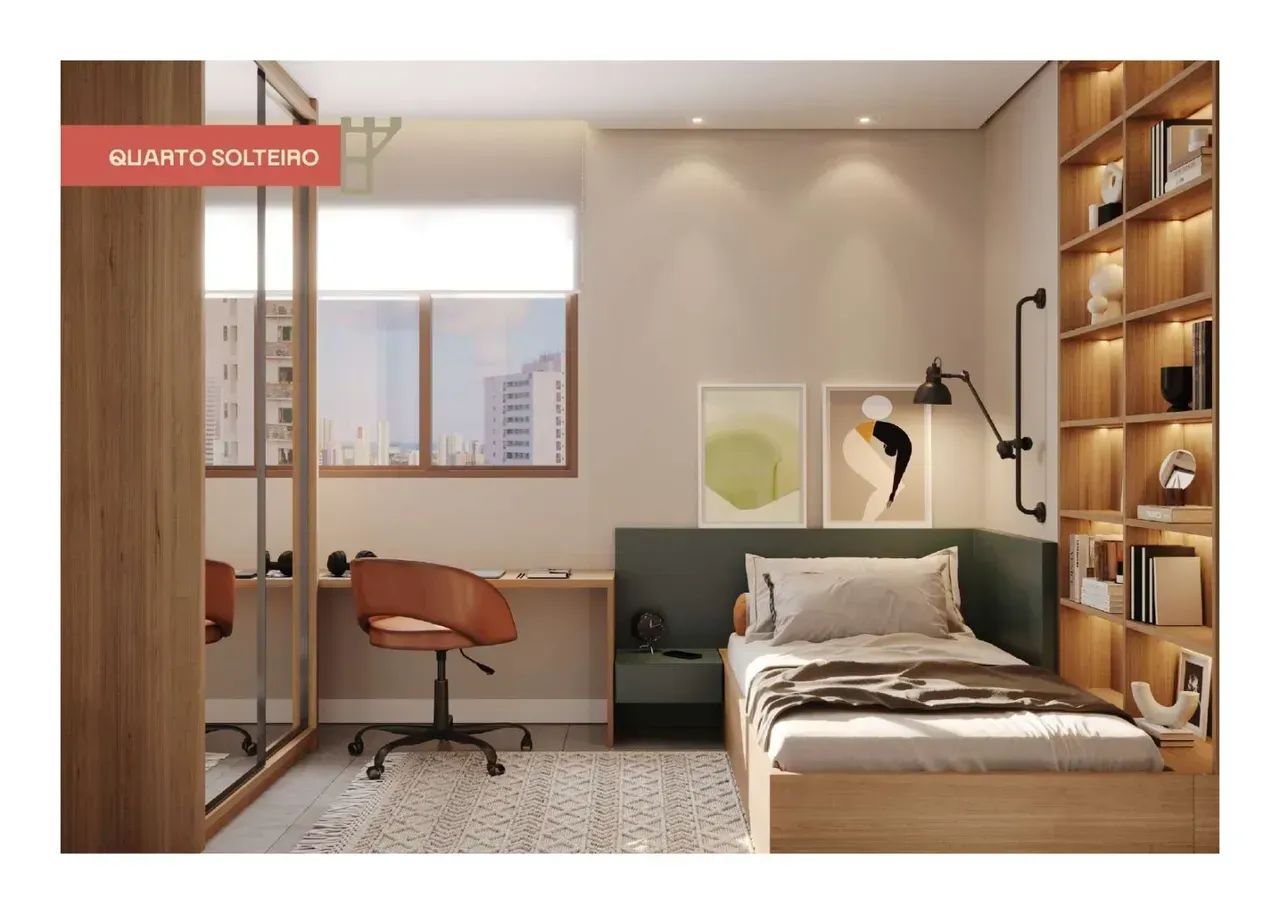 3 quartos, 60m²,  com varanda gourmet no Rosarinho. - Foto 4