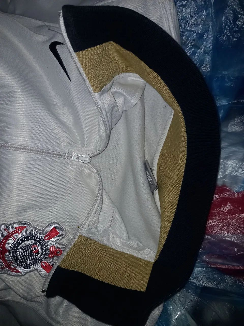 Blusa Corinthians tamanho G usada - Foto 5