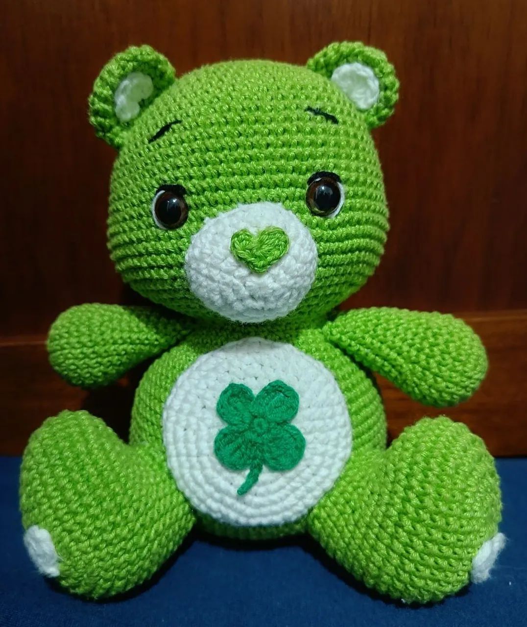 Ursinho Carinhoso Boa Sorte Amigurumi