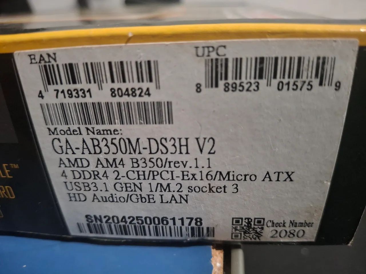 Placa Mae AB350M- Ds3H V2 - Foto 2