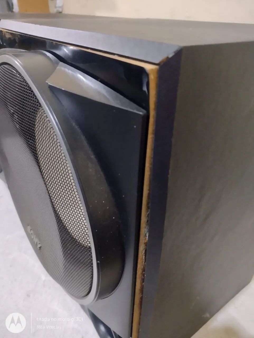 Par de caixas subWoofer Sony SS-WP7500 10 polegadas, 200w cada, 6ohms - Foto 5