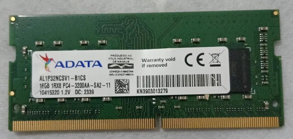 Memoria Notebook DDR4 ADATA 16gb 3200 - Memória RAM - Parque Vila