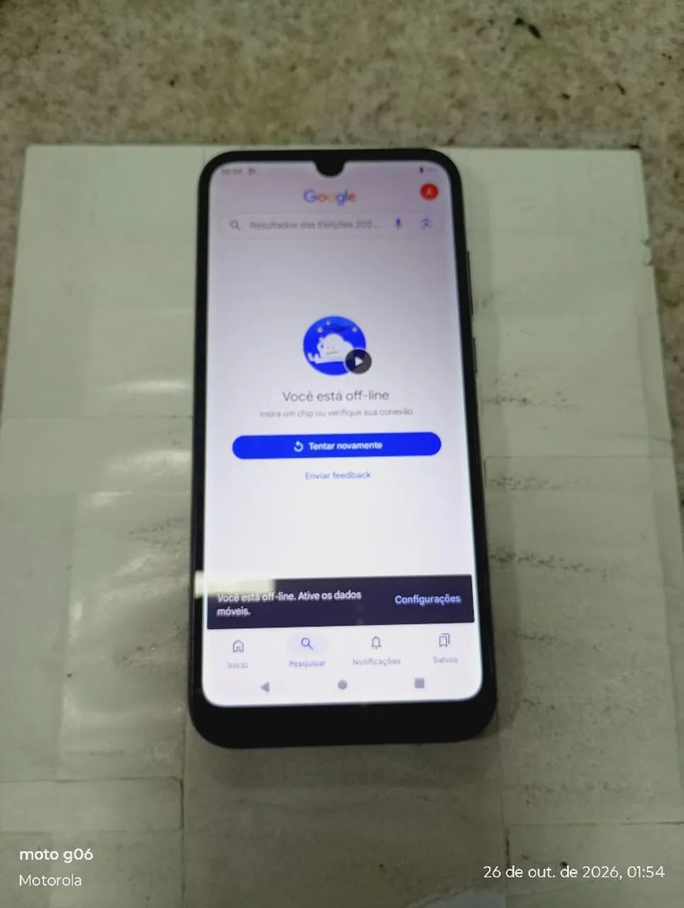Motorola Moto E6s. Celular smartphone.