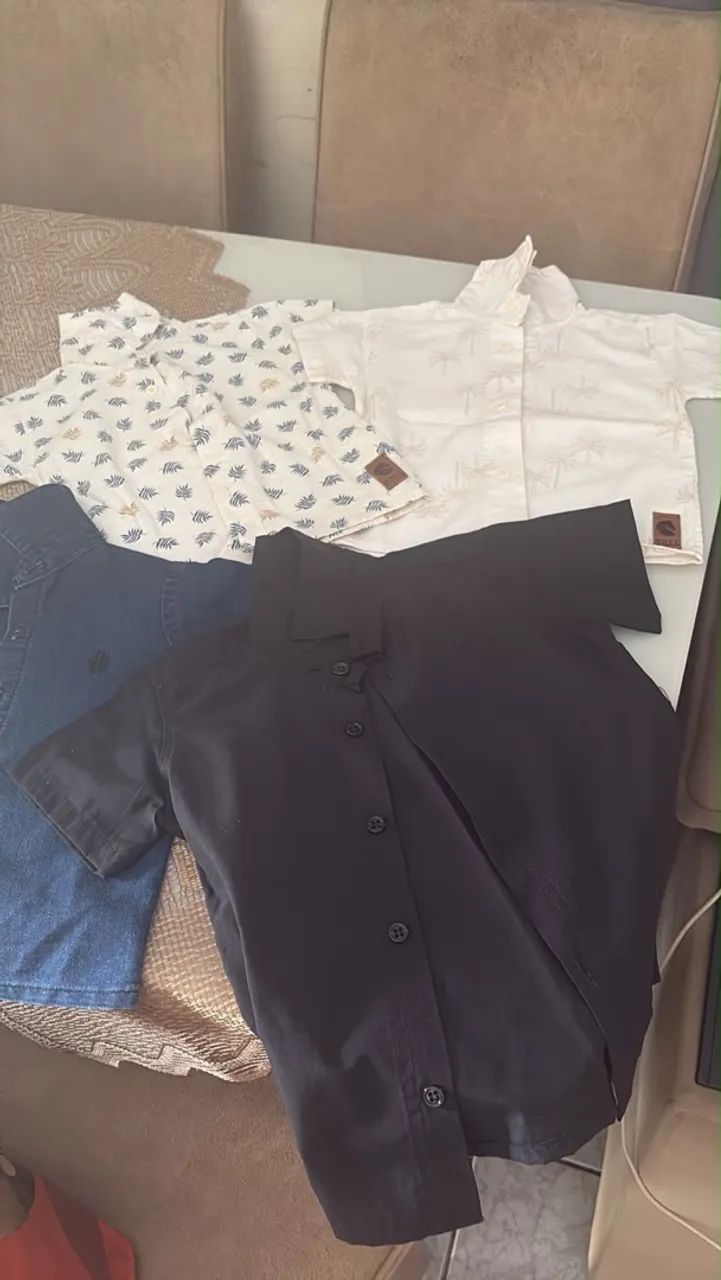 Blusas infantis 