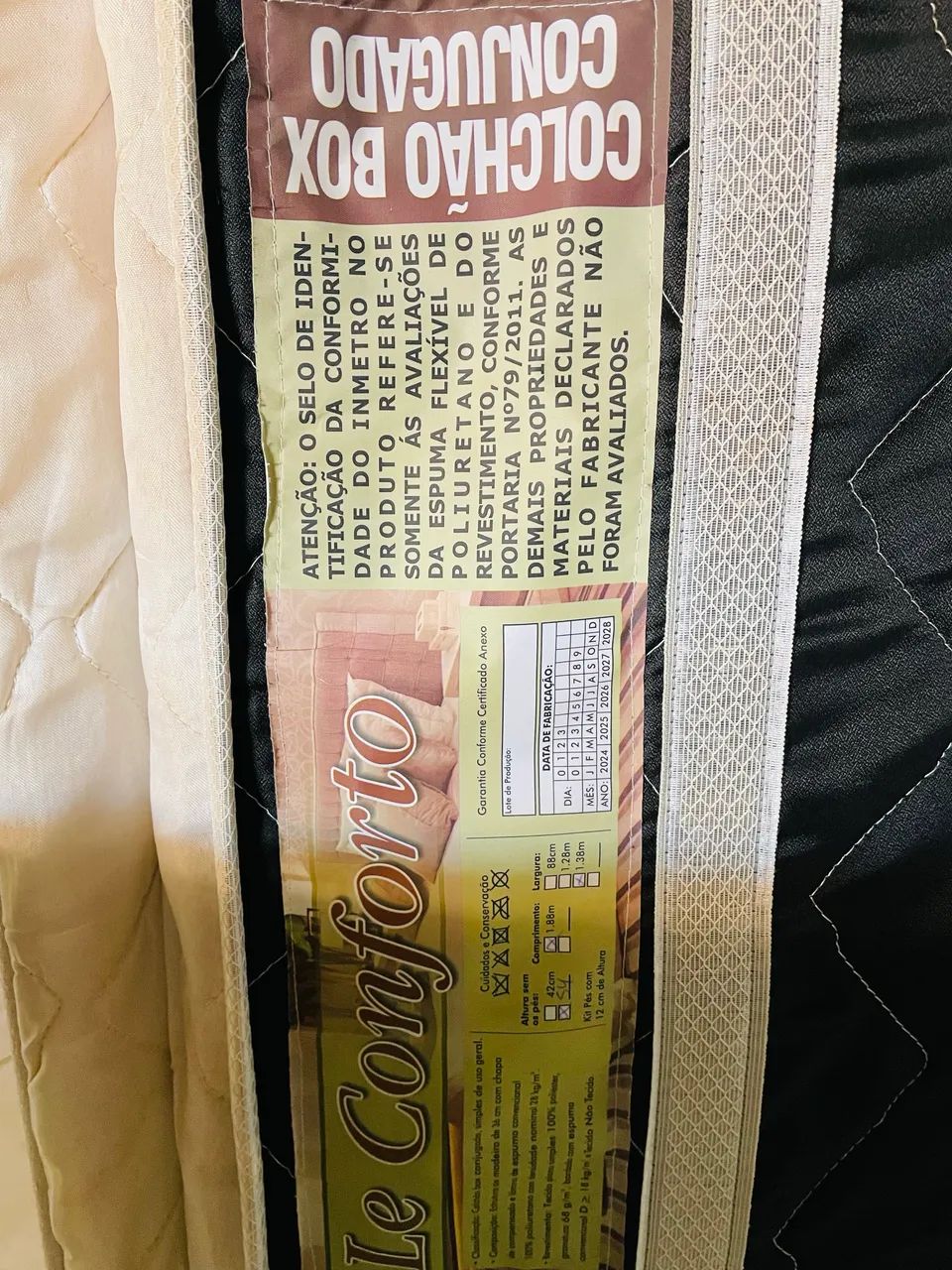 Cama de casal, Colchão box conjugado  - Foto 5