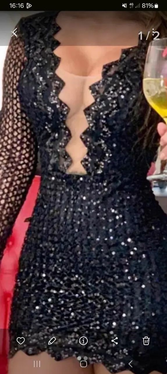 Vestido preto m