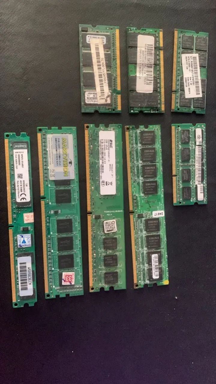 Kit Memórias RAM DDR2 DDR3 Desktop e Notebook - Kingston, Kingmax, Smart e Markvision - Foto 3