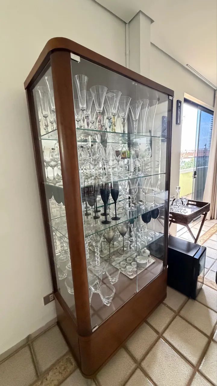 Cristaleira de vidro de luxo  - Foto 2