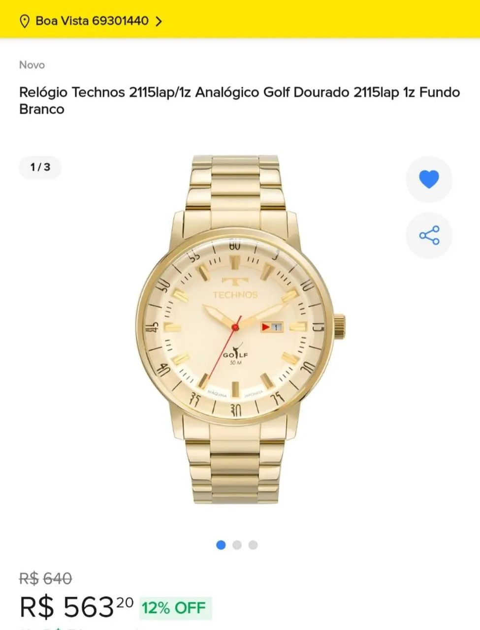 VENDO RELÓGIO TECHNOS ORIGINAL  - Foto 5