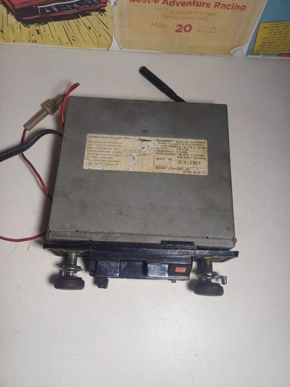 Radio automotivo marca Sharp, modelo RG-5200.   - Foto 2
