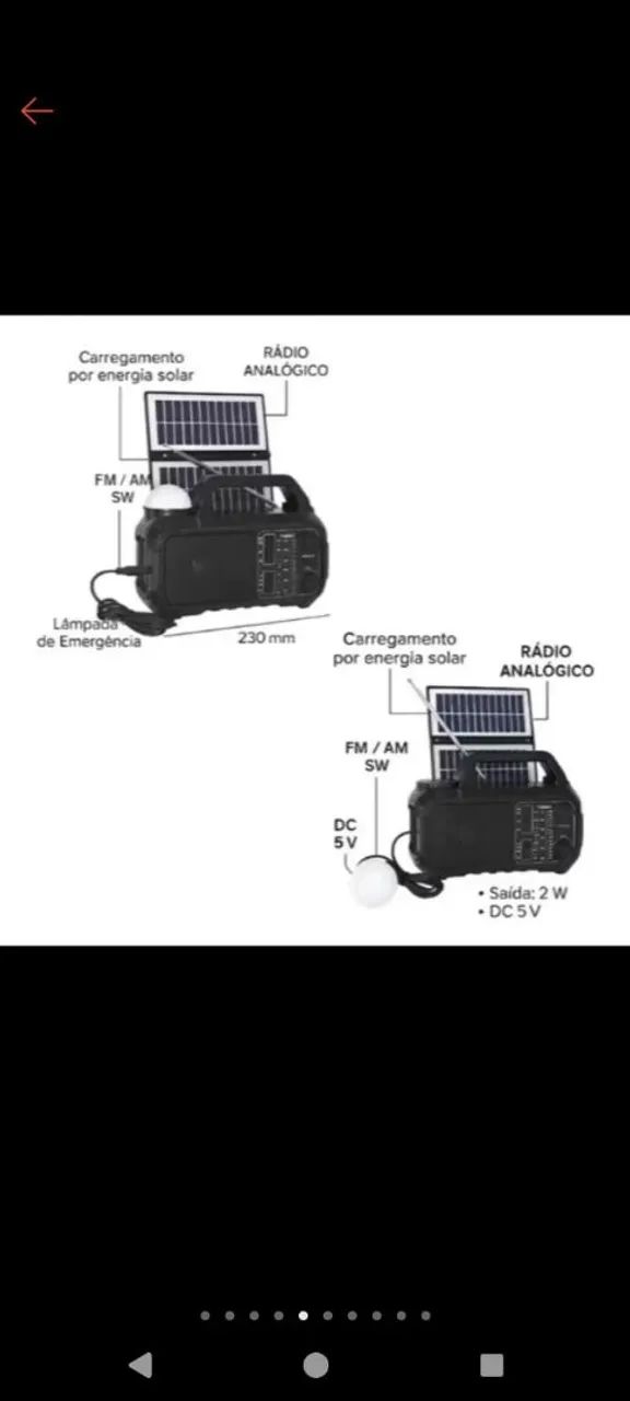Sim com placa solar e luz de emergência  - Foto 5