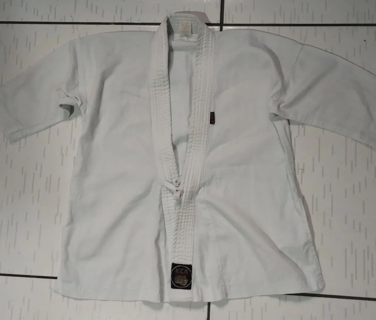 Kimono infantil com calça veste até 5/6 anos. - Foto 3