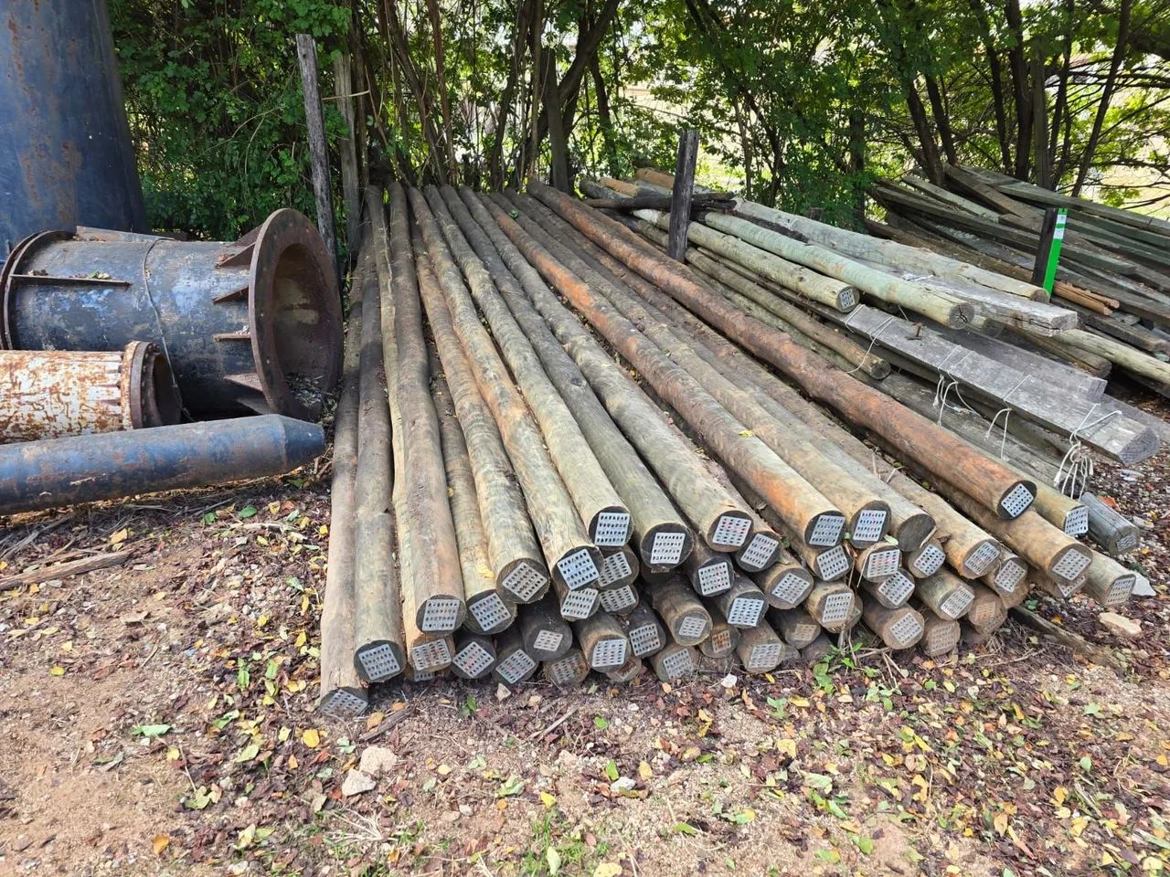 Eucalipto tratado roliço 12 a 14 com 6m - Foto 2