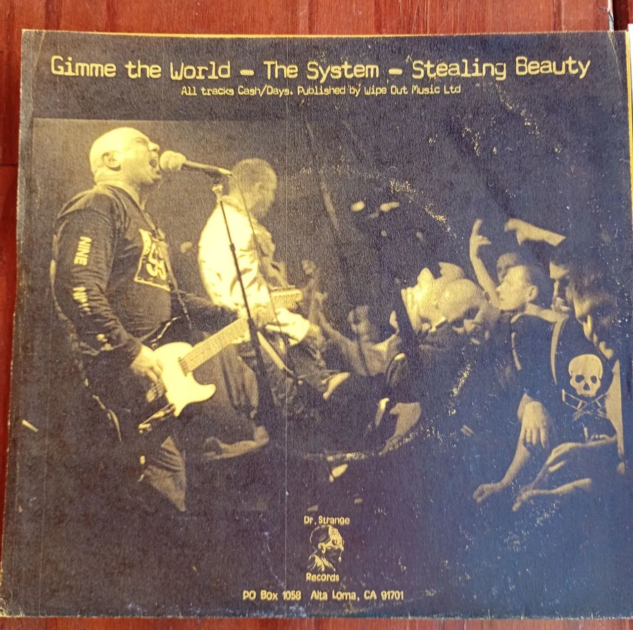 Vinil 999 Gimme The World Compacto 7 polegadas edição especial limitada 300 cópias numerad - Foto 2
