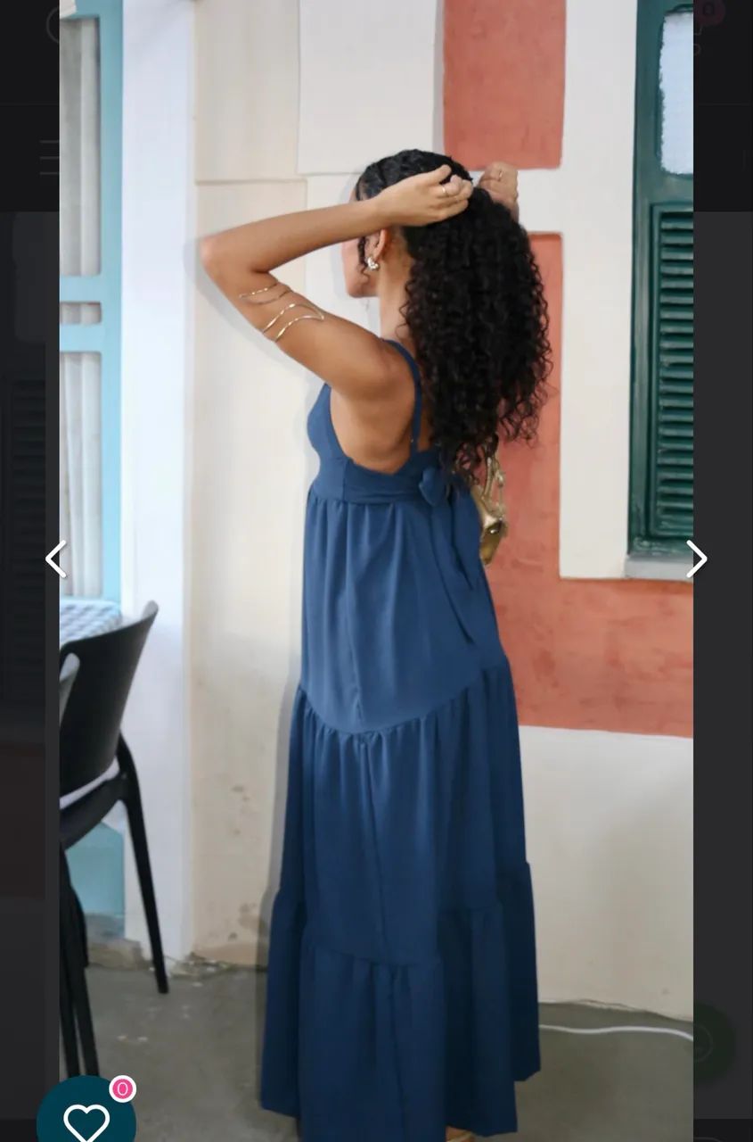 Vestido azul  - Foto 2