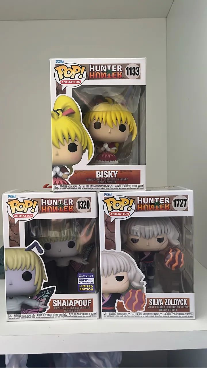 3 Funkos Hunter x Hunter combo
