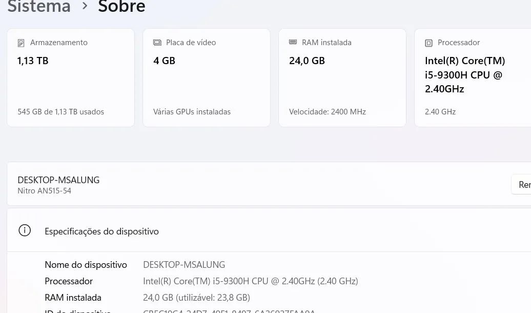 Notebook Acer Nitro Gamer - Foto 5