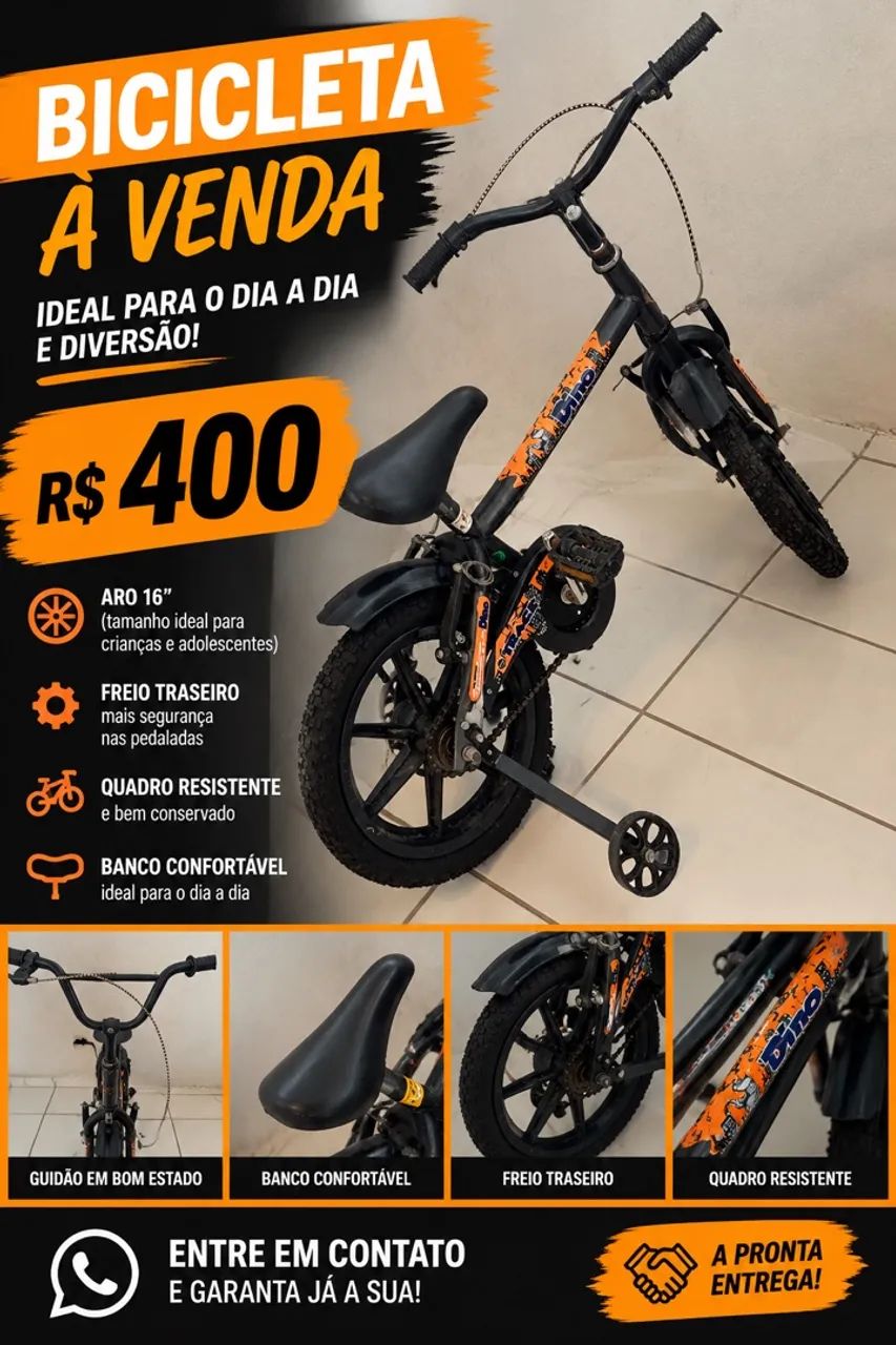 Bicicleta infantil  - Foto 2