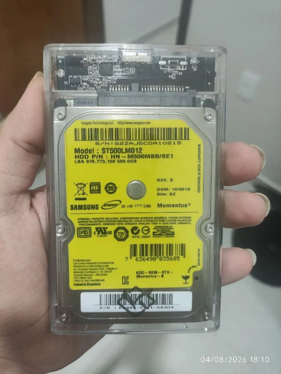 HD 500gb Samsung